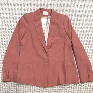 NWT Sézane Veste Gracie Jacket in Blush Sz 34 FR/ 2 US